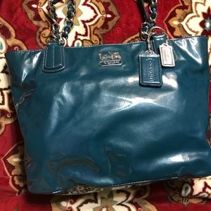 Teal Coach Purse